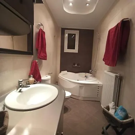 Hotel πολυτελή μεζονέτα με τζάκι και υπέροχη θεά Delphi