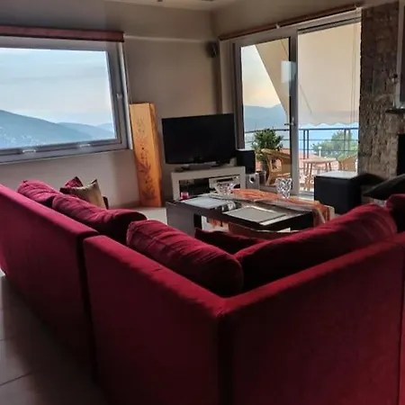 Hotel πολυτελή μεζονέτα με τζάκι και υπέροχη θεά *